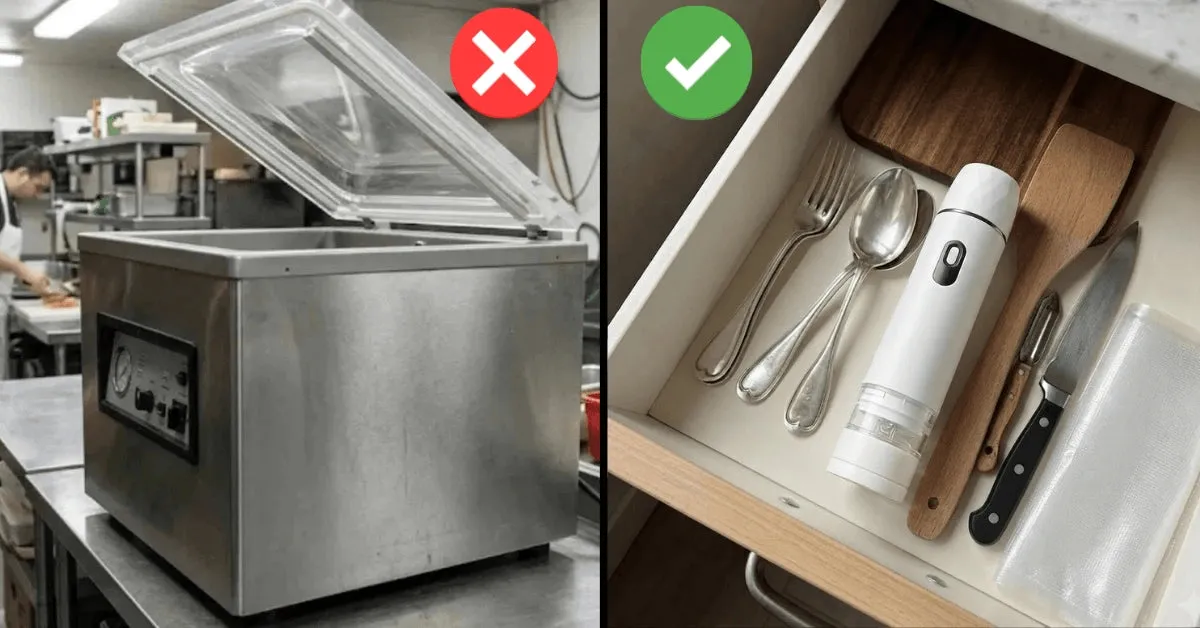 Fresavi, scelleuse sous vide compacte